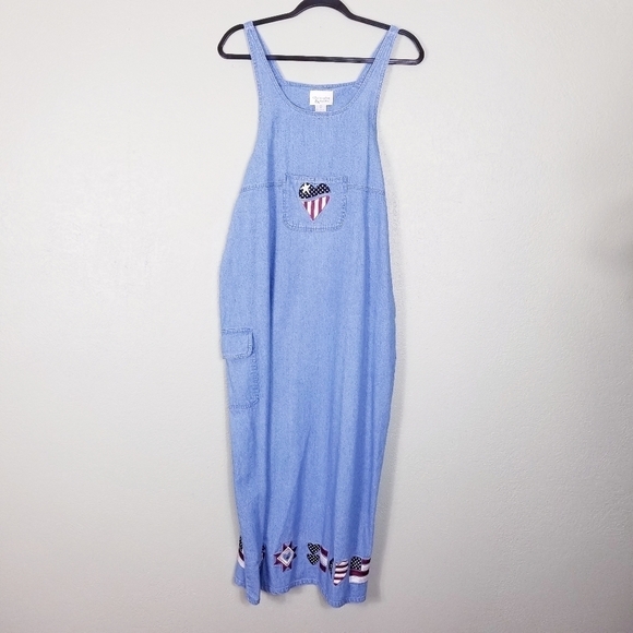 CHRISTOPHER & BANKS DENIM DRESS - Picture 1 of 8